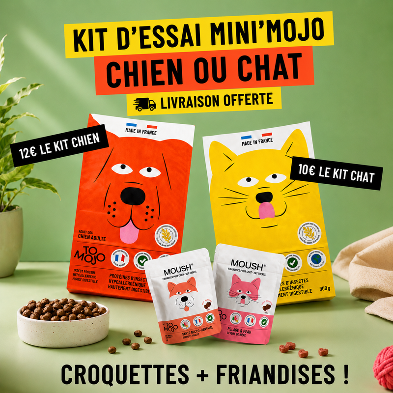 Tomojo, la croquette hypoallergénique pour chien et chat aux insectes. Tomojo, la croquette hypoallergénique pour chien et chat aux insectes.